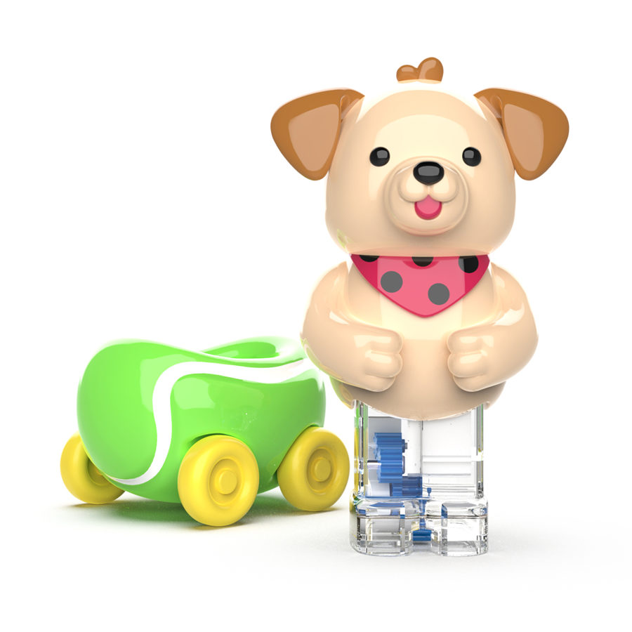  .. spied, palaid, aizzziet.. - interaktīva rotaļieta - Zoomigos™ - Puppy & Tennis Ball Car | kods EI-2101 | bērniem 3-7g.