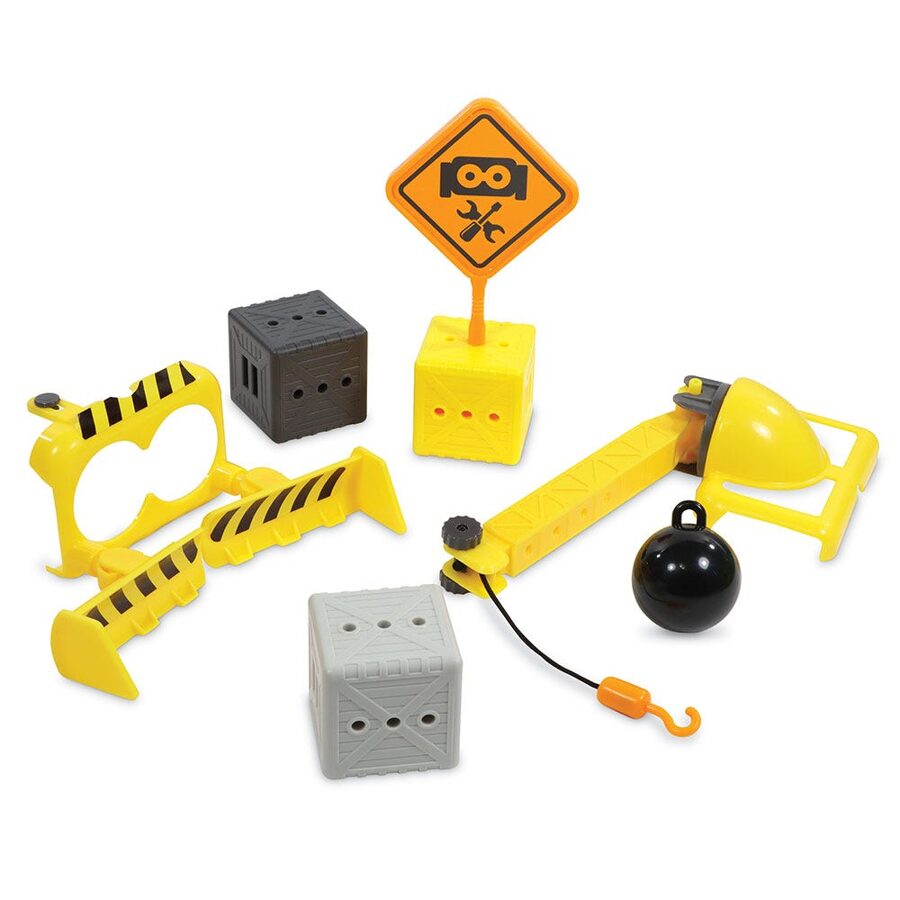 Botley® Crashin 'celtniecības piederumu komplekts - Botley® the Coding Robot Crashin' Construction Accessory Set | kods LER2939 | bērniem 5-10g.