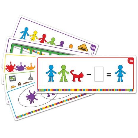 Viss par mani - attīsti agrīnās matemātikas prasmes - All About Me Family Counter™ Activity Cards | kods LSP3377-UK | bērniem 3-7g