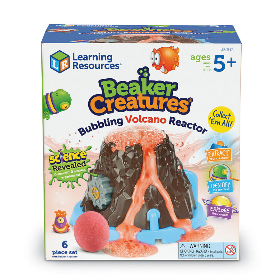 Aizraujoša vulkāna reaktora spēle - Beaker Creatures® Bubbling Volcano Reactor | kods LER 3827 | bērniem 5-10g