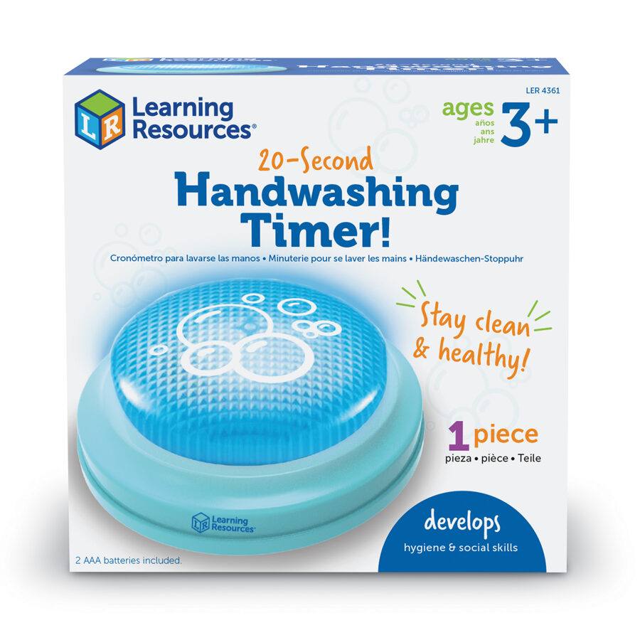 20-Sekunžu roku mazgāšanas taimeris - 20-Second Handwashing Timer  | kods 4361 | bērniem 3-12g.
