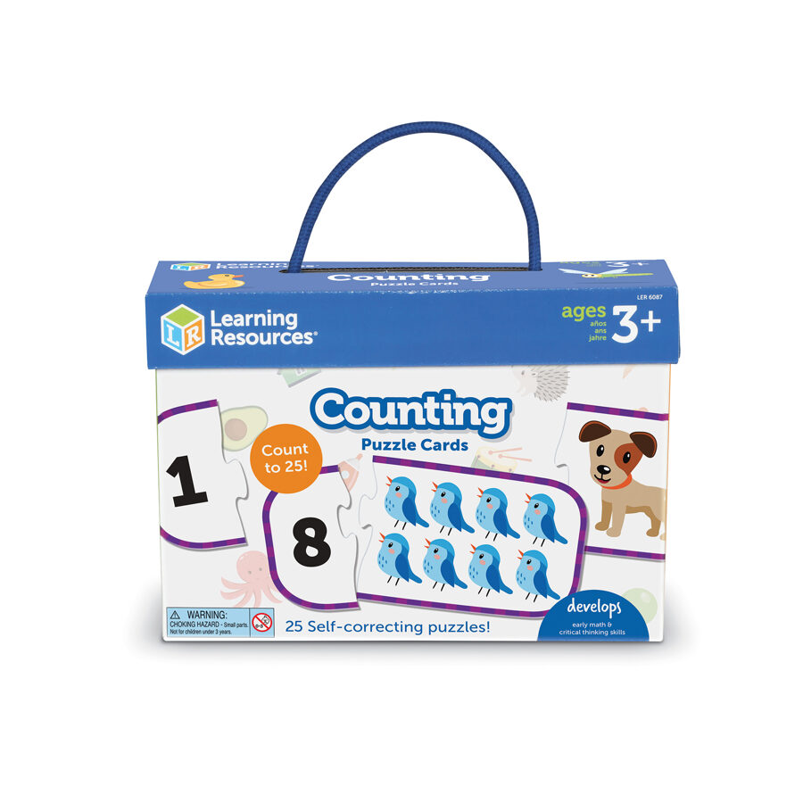 Saskaitīšanas Puzle - Counting Puzzle Cards | kods LER 6087 | bērniem 3-7g.