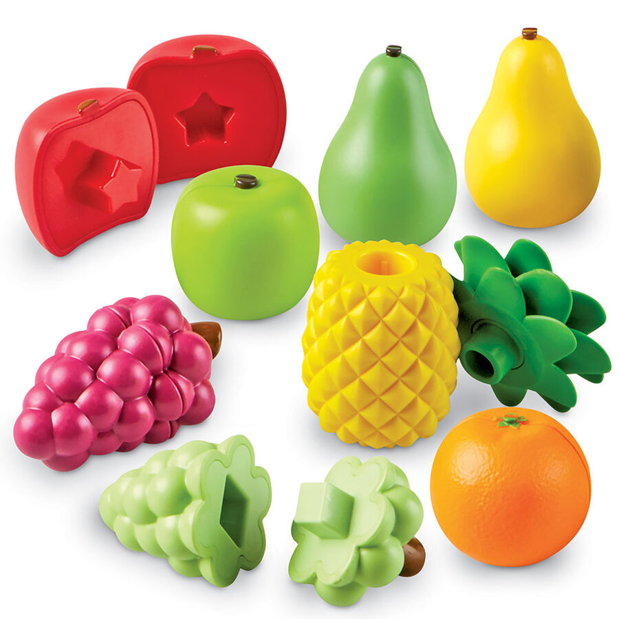 .. apgūsti krāsiņas un formas - Snap-N-Learn™ Fruit Shapers | kods LER 6715 | bērniem 2-6g.