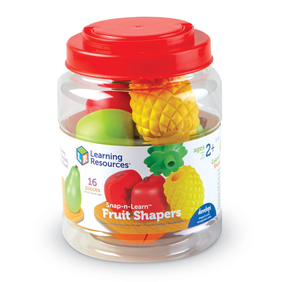 .. apgūsti krāsiņas un formas - Snap-N-Learn™ Fruit Shapers | kods LER 6715 | bērniem 2-6g.
