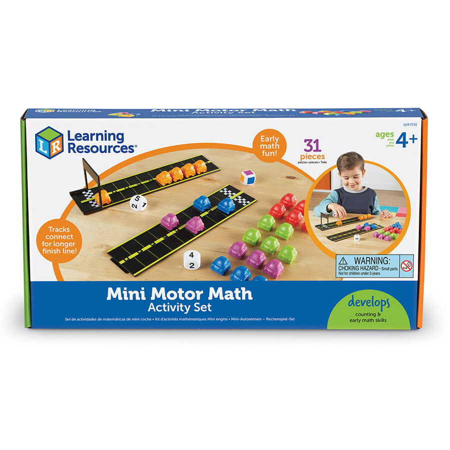 Mini Motorikas un Matemātikas aktivitāšu spēļu komplekts - Mini Motor Maths Activity Set | kods LER 7731 | bērniem 4-10g.