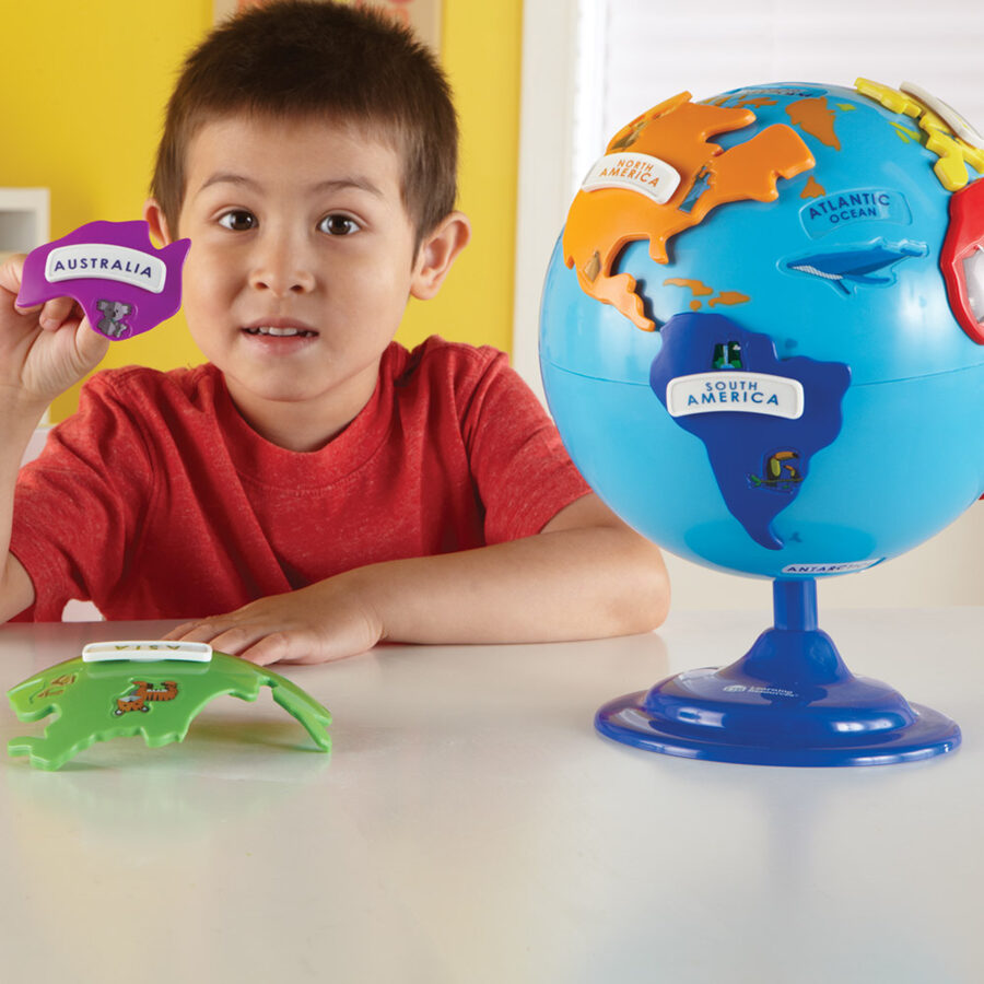 Radoša Globusa Puzzle - Puzzle Globe | kods LER 7735 | bērniem 3-10g.