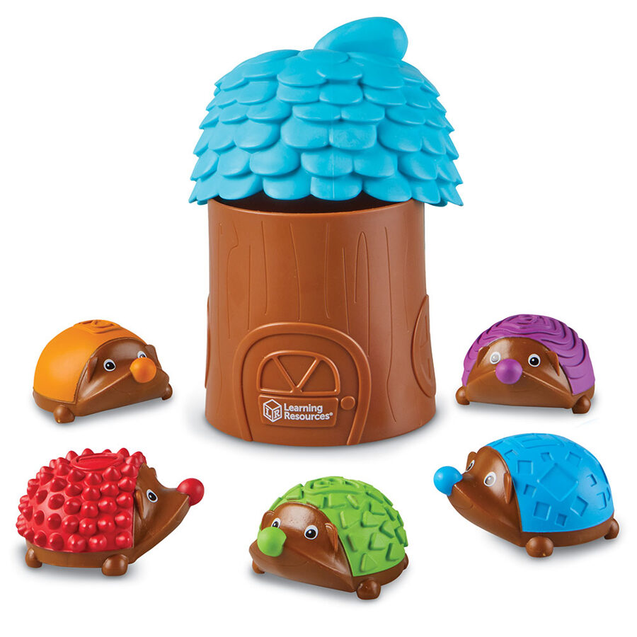 .. mācies formas, krāsiņas, skaitlīšus - motoro prasmju attīstoša rotaļlieta - Spike the Fine Motor Hedgehog Sensory Tree House | kods LER9104 | bērniem 18m-4g.