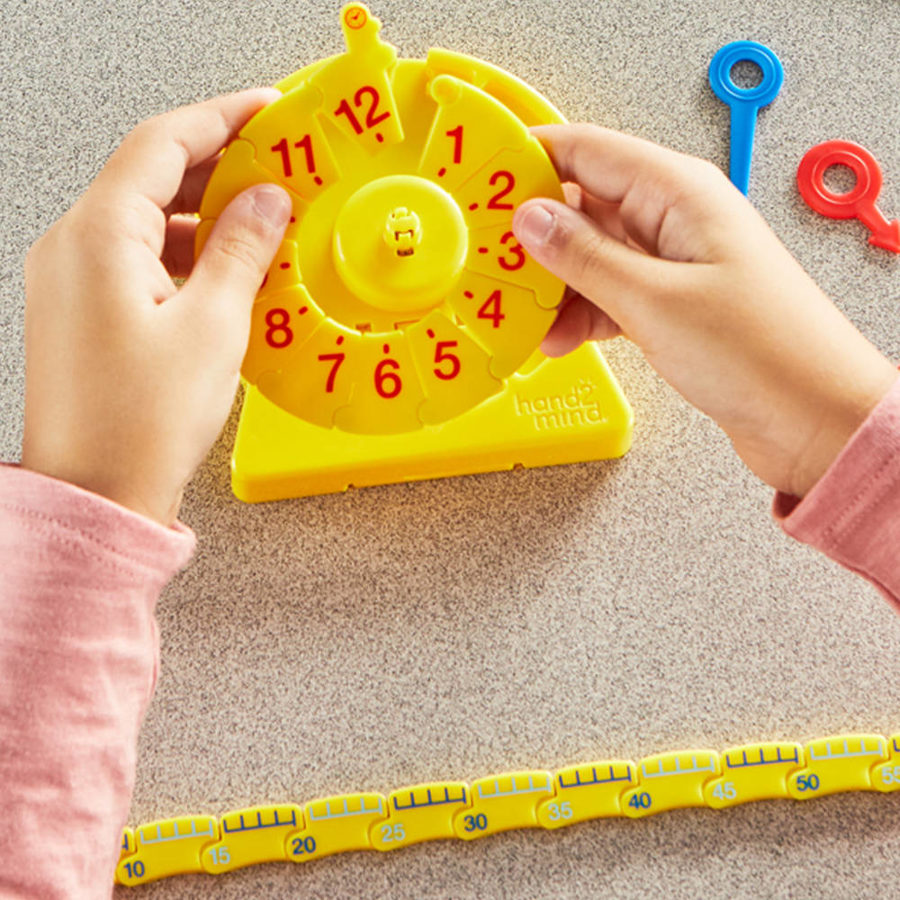 Cik ir pulkstenis ? - viegli apgūt - Inovatīvais 24 stundu mācību pulkstenis - 24-Hour Number Line Clock | kods 92290 | bērniem 5-9g. 