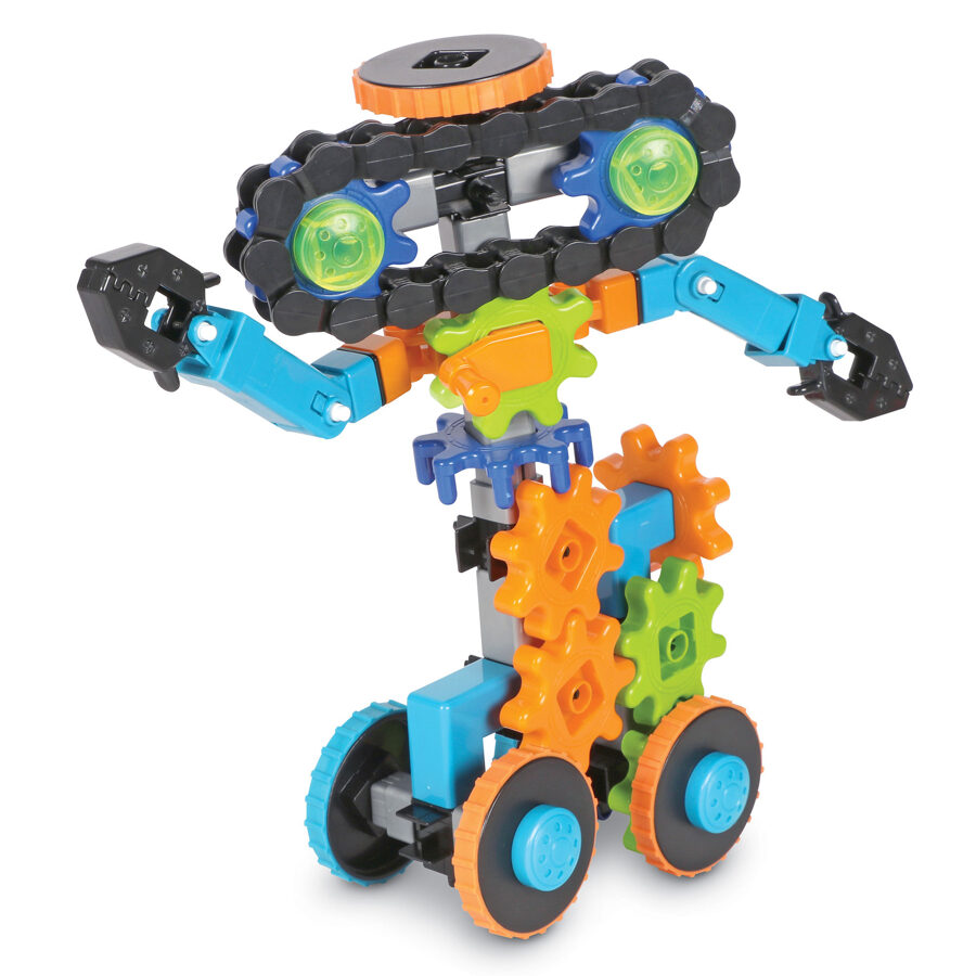.. izveido pats savu Kustīgo Robotu - konstruktors - Gears! Gears! Gears!® Robots in Motion Building | kods LER 9228 | Ages 5-9g.