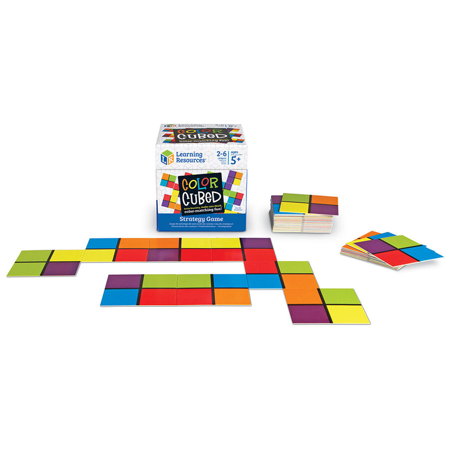 .. attīsti kritisko domāšanu - Stratēģijas Spēle visai ģimenei -  Colour Cubed Strategy Game | kods LER9283 | bērniem 5-10g