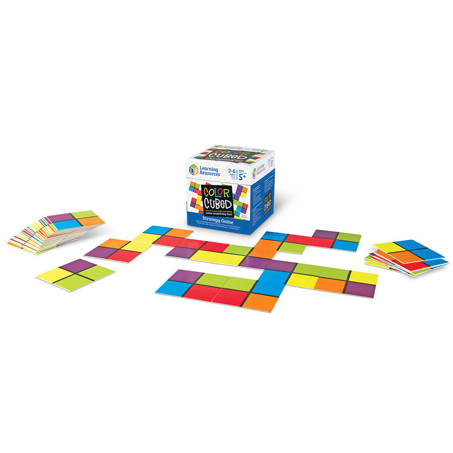 .. attīsti kritisko domāšanu - Stratēģijas Spēle visai ģimenei -  Colour Cubed Strategy Game | kods LER9283 | bērniem 5-10g