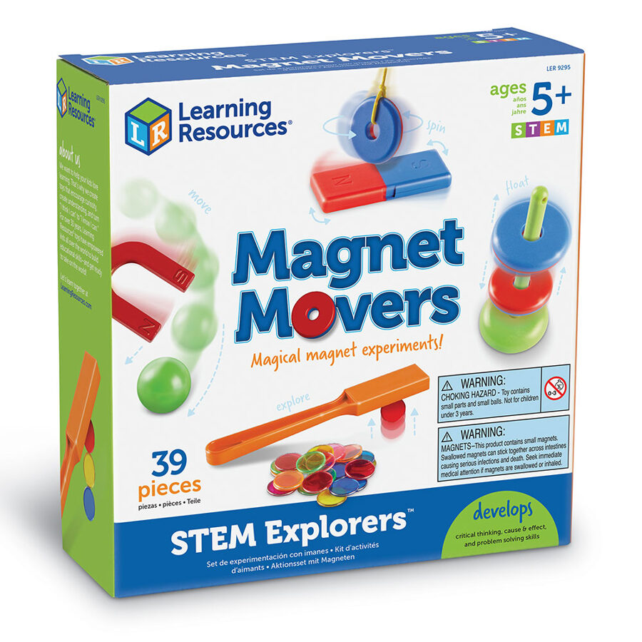 Aizraujoša Magnētu spēle - STEM pētniekiem - STEM Explorers: Magnet Movers | kods LER9295 | bērniem 5-10g.