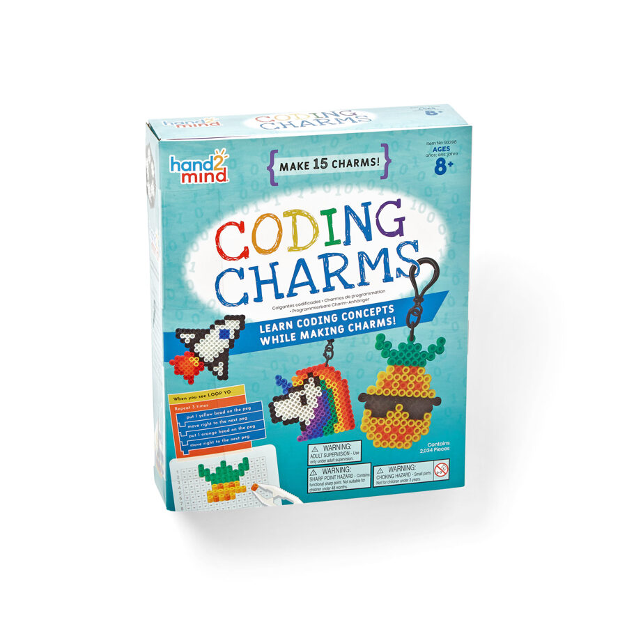 AKCIJA %% .. izveido jautrus piekariņus - mācies kodēšanu - STEM rotaļlieta  - Coding Charms | kods 93398 | Ages | Bērniem 8-12g.