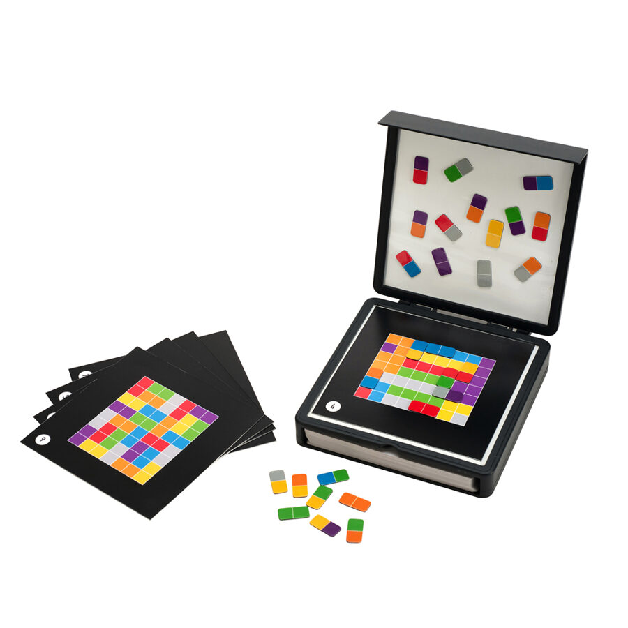 Krāsainā 200 puzļu spēle - spēle visai ģimenei - notestē smadzeņu jaudu - Kanoodle® Duplexity™ | kods EI-3022 | bērniem 8-99g.