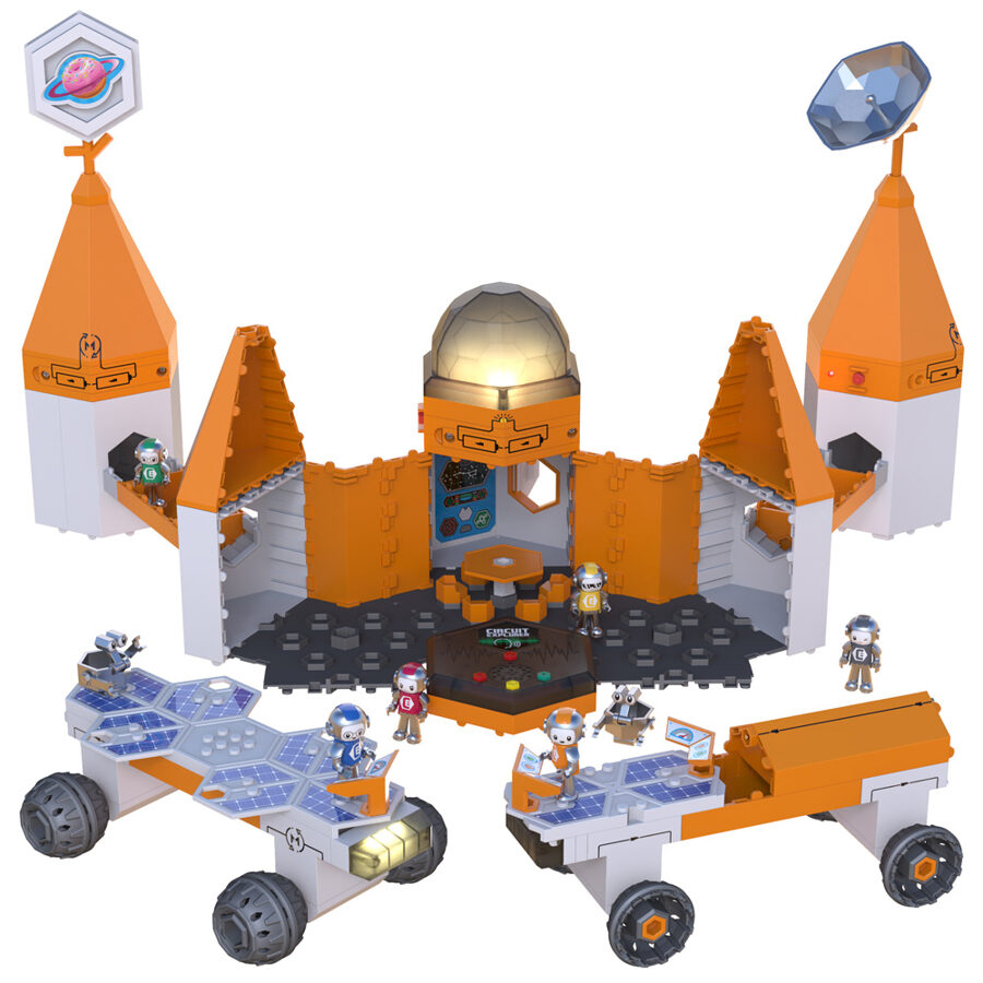 Marsa Delux bāzes stacija - konstruktors - Circuit Explorer® Deluxe Base Station: Mission – Lights, Motion & Sound | kods EI-4202 | bērniem 6-10g.
