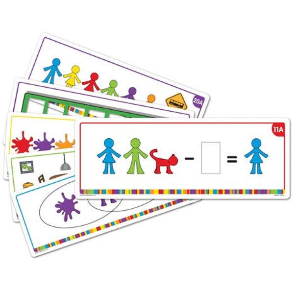 Viss par mani - attīsti agrīnās matemātikas prasmes - All About Me Family Counter™ Activity Cards | kods LSP3377-UK | bērniem 3-7g
